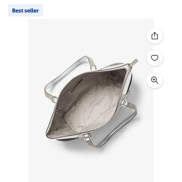 Micheal kors Charlotte silver purse - Picture 2 of 5